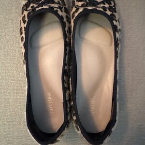 Animal print flats